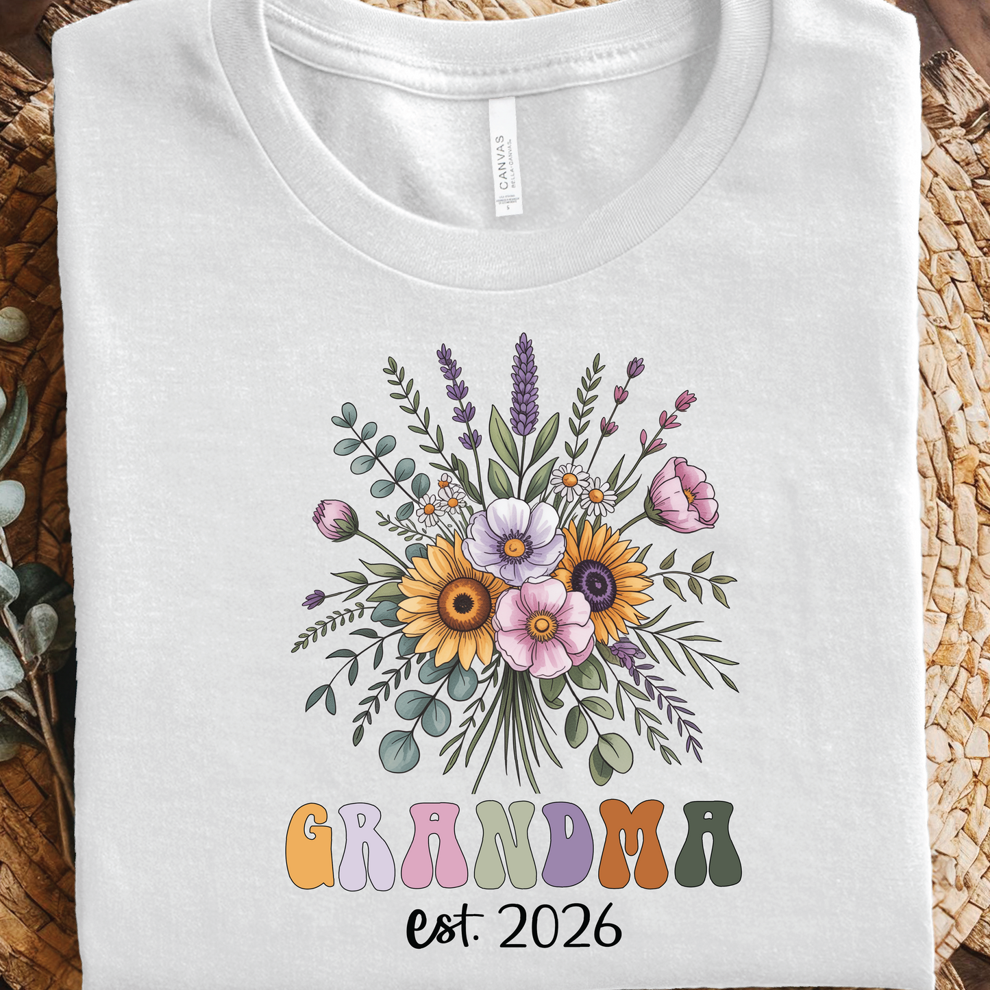 Grandma est. 2026 Shirt - Funny Gift for Grandma, Grandma Life, Loving Grandmother Appreciation