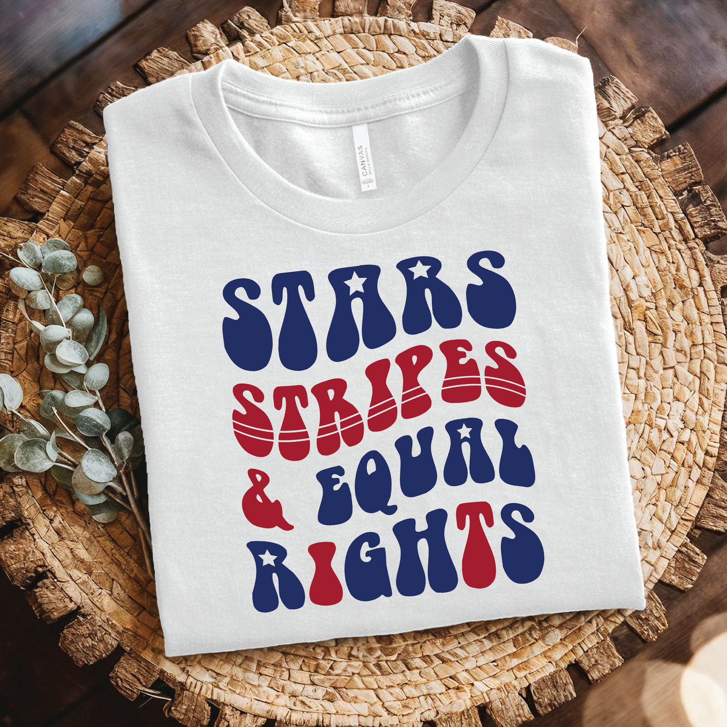 Stars Stripes & Equal Rights shirt - Patriotic Pride t-shirt, Inspirational USA