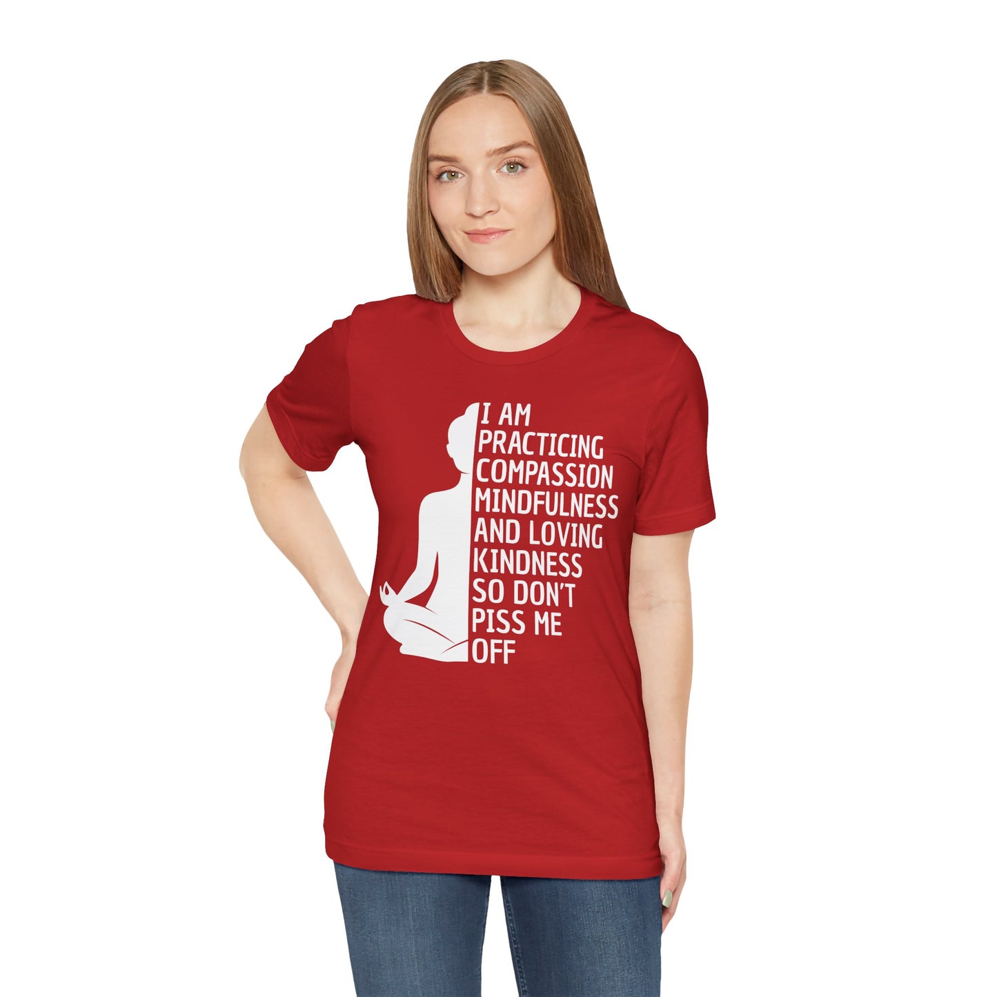 I Am Practicing Compassion So Don’t Piss Me Off T Shirt - Funny Quotes shirt, Sarcastic Quotes