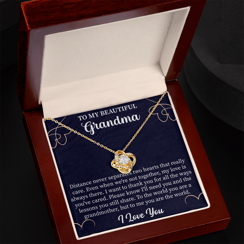 Gift Grandmother Necklace, To My Beautiful Grandma Necklace, Gift For Grandma Grandmother - Beauty Belliss