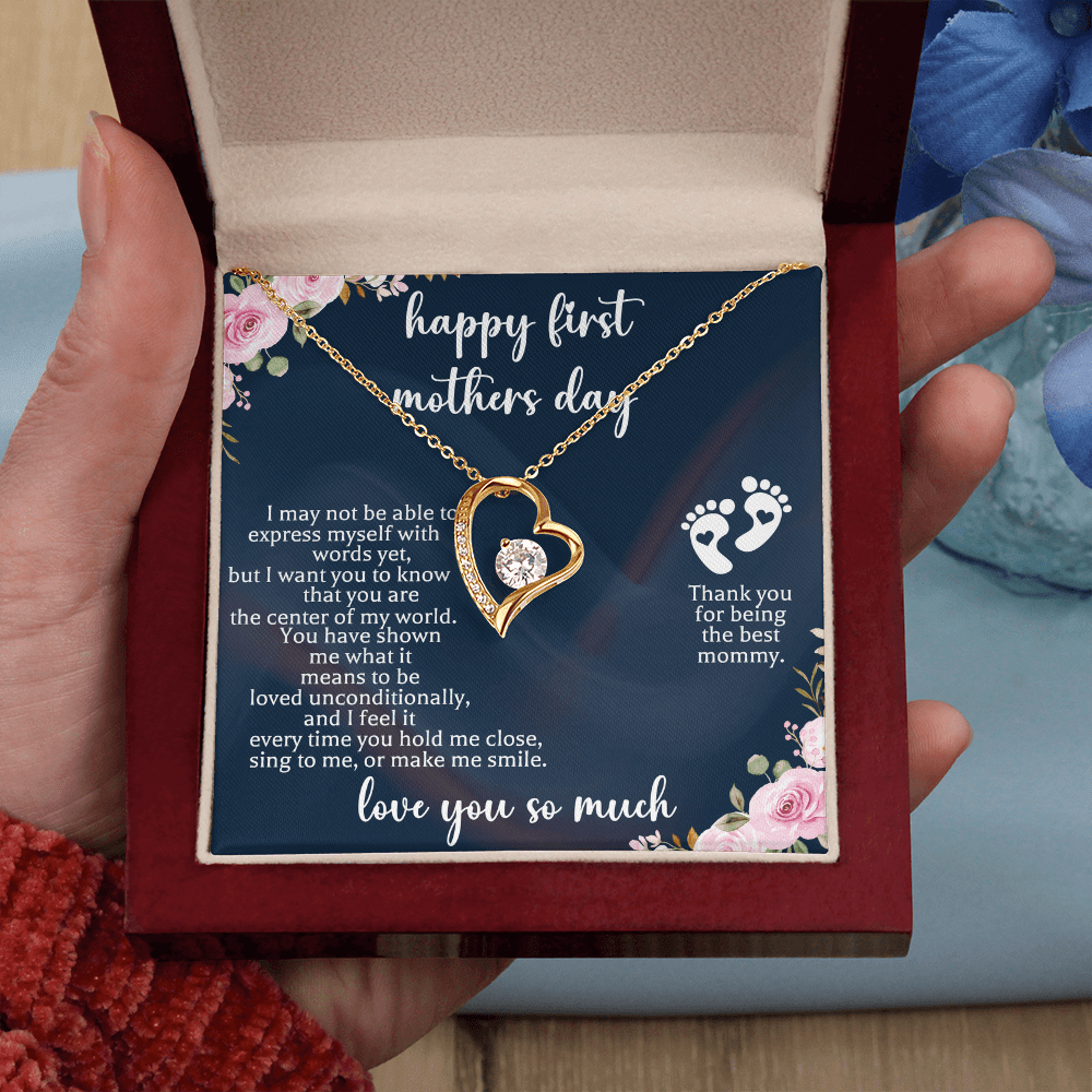 sentimental necklace gift for new mom