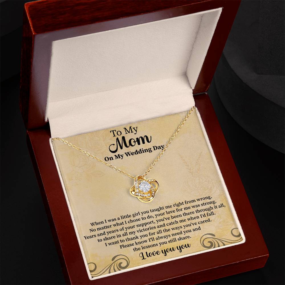 sentimental wedding necklace gift honoring a motherās love