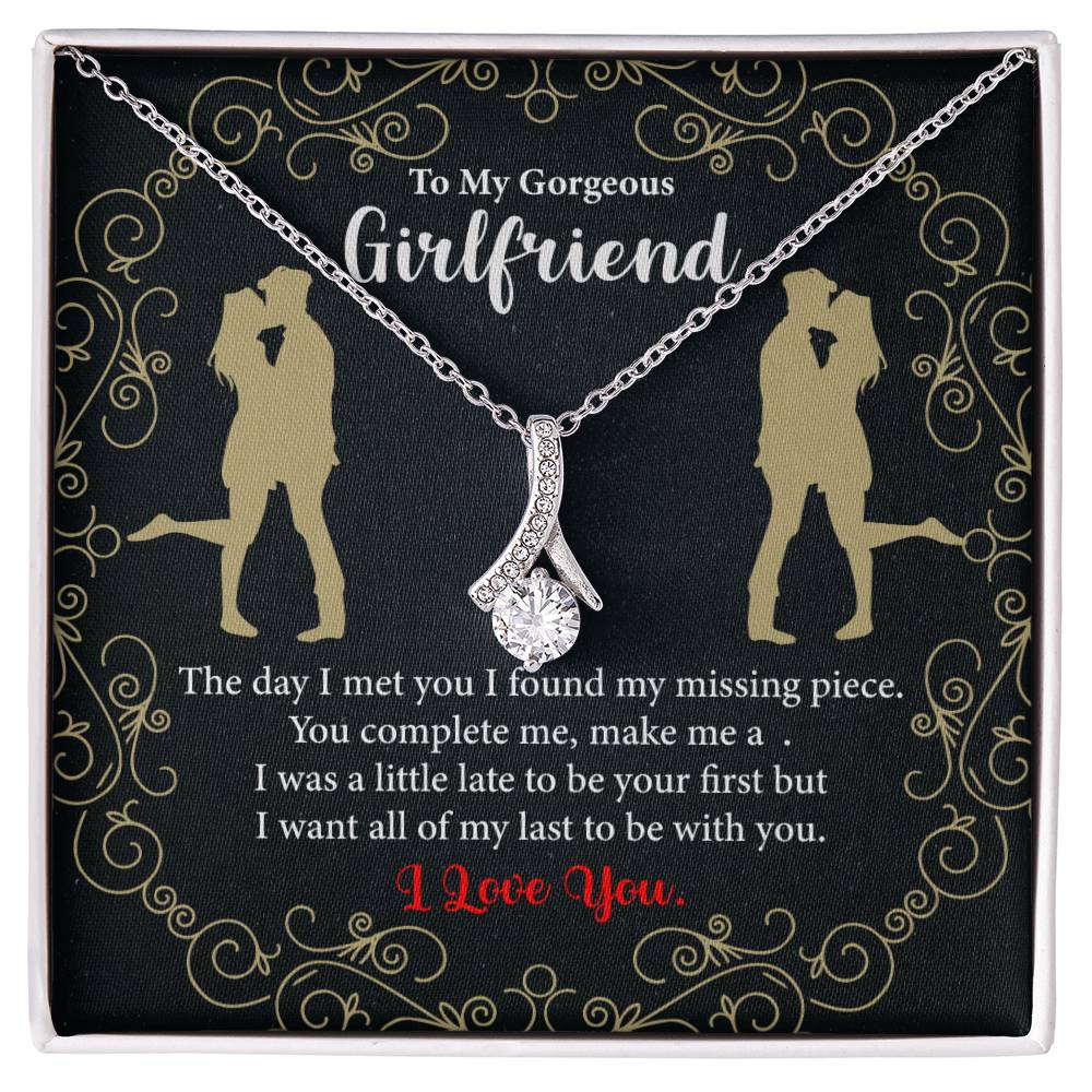 alluring beauty necklace gifted to a girlfriend as a symbol of love and appreciation