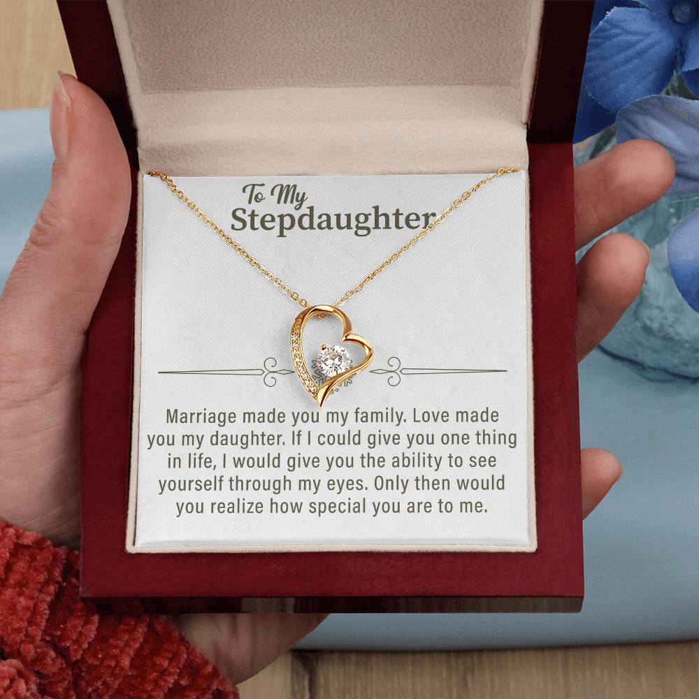 To my Stepdaughter Forever Love Necklace - Beauty Belliss