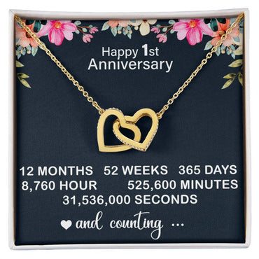 1 Year Anniversary Gift for Girlfriend - First Anniversary Gift for Her, 1st Anniversary Gift Idea - Beauty Belliss