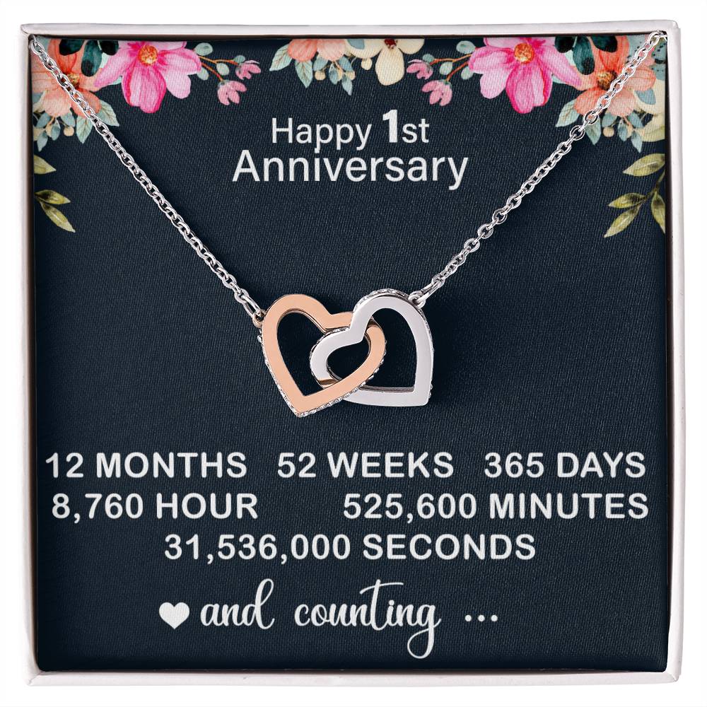 1 Year Anniversary Gift for Girlfriend - First Anniversary Gift for Her, 1st Anniversary Gift Idea - Beauty Belliss