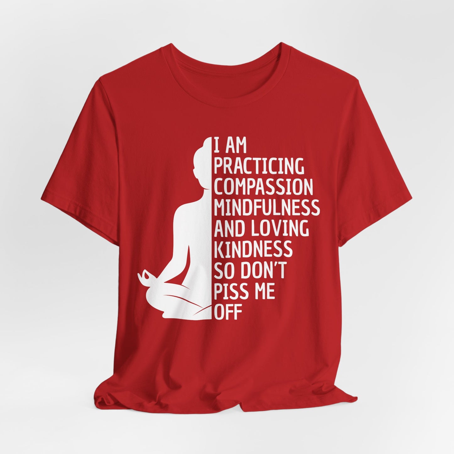 I Am Practicing Compassion So Don’t Piss Me Off T Shirt - Funny Quotes shirt, Sarcastic Quotes