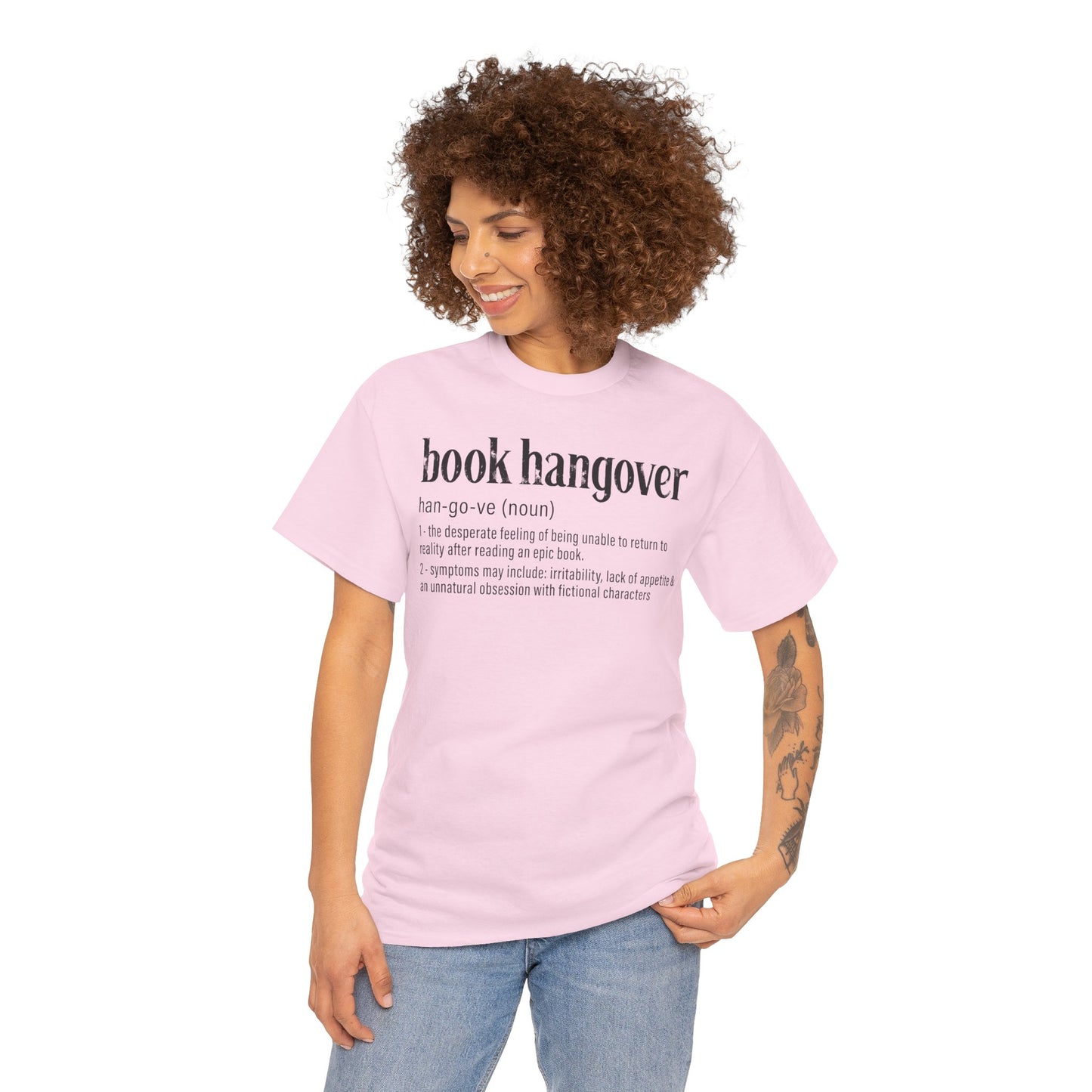 Book Hangover Definition T-Shirt - Literary Reader Tee - Book Lover Quote Tee for Readers