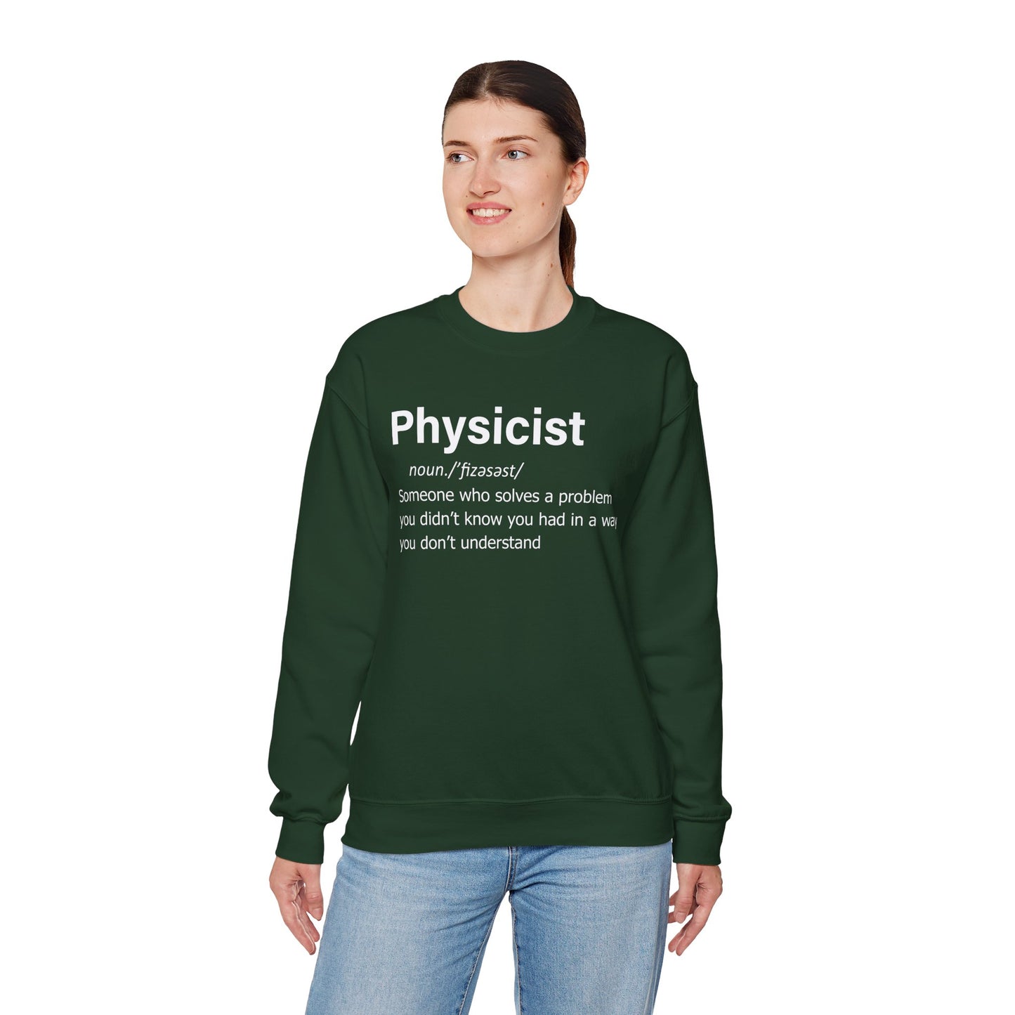 Physicist Definition Sweatshirt, Science Humor, Gift for Physics Lovers — Funny Scientist Gifts for Physicists