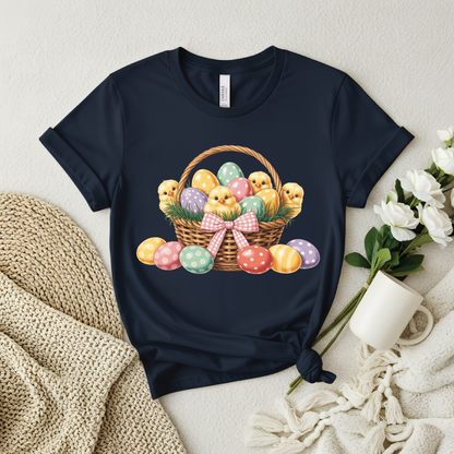 Cute Chicks & easter Eggs Shirt - Funny Spring Holiday t-shirt