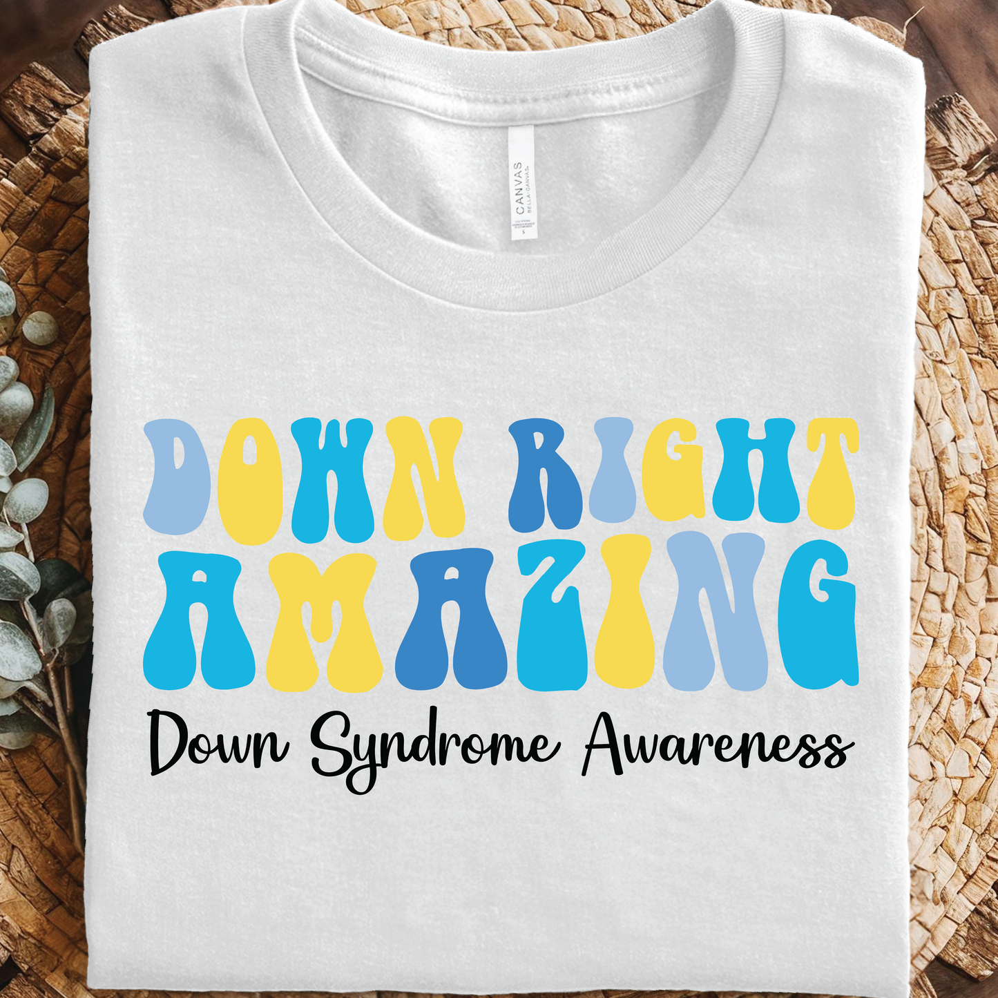 Down Right Amazing T-Shirt - Down Syndrome Awareness shirt, Inspirational Quotes