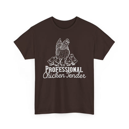 Professional Chicken Tender T-Shirt — Hen & Chicks Farm Tee, Funny Chicken Quotes T Shirt, Gift for Poultry Lovers
