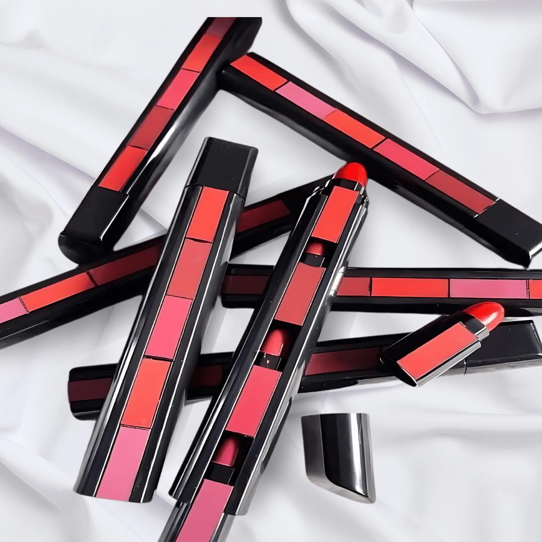 5 - in - 1 Velvet Matte Lipstick Set – Long - Lasting, 5 Color Combination - Beauty Belliss