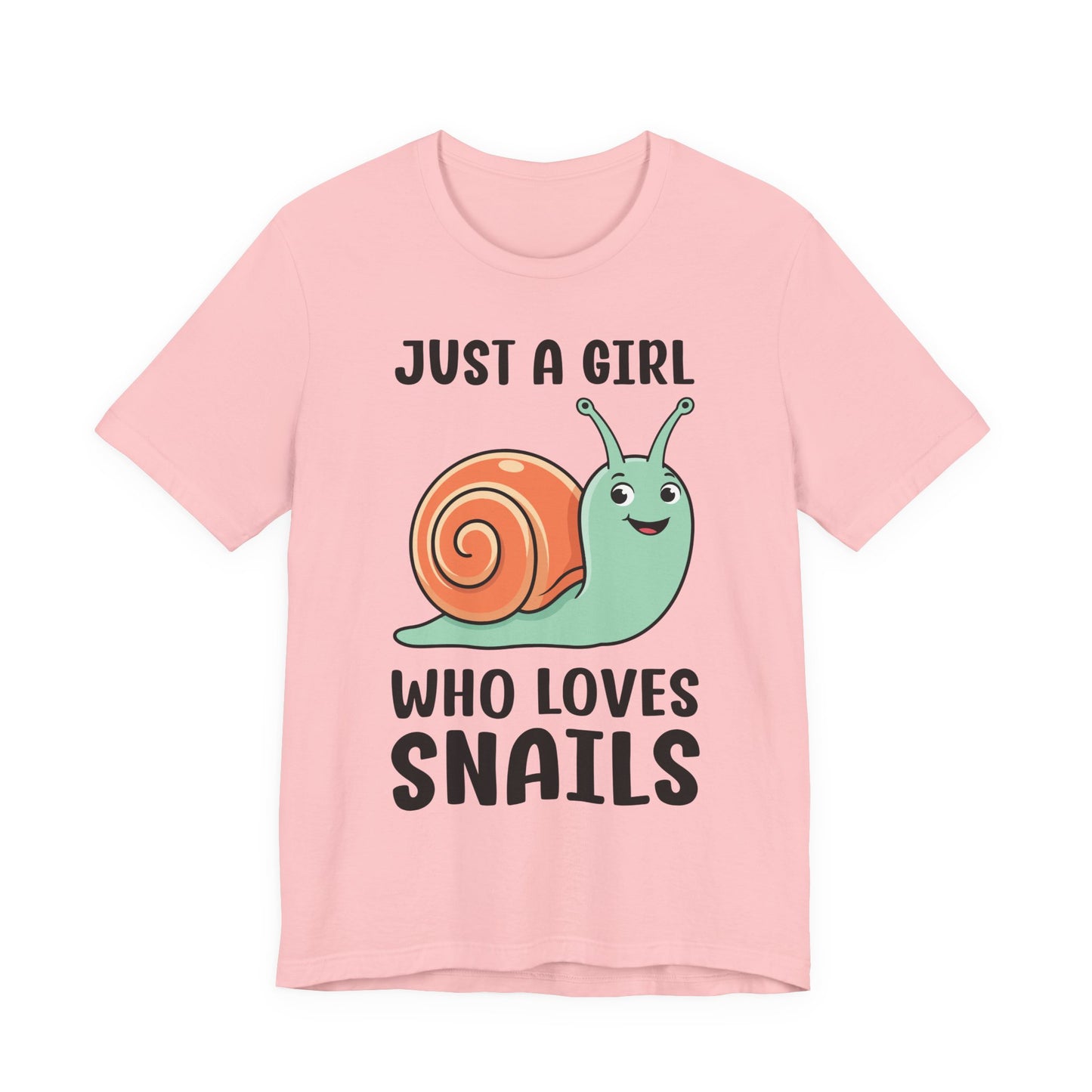 Snail Lover T-Shirt - Just a Girl Who Loves Snails shirt, Snail quotes