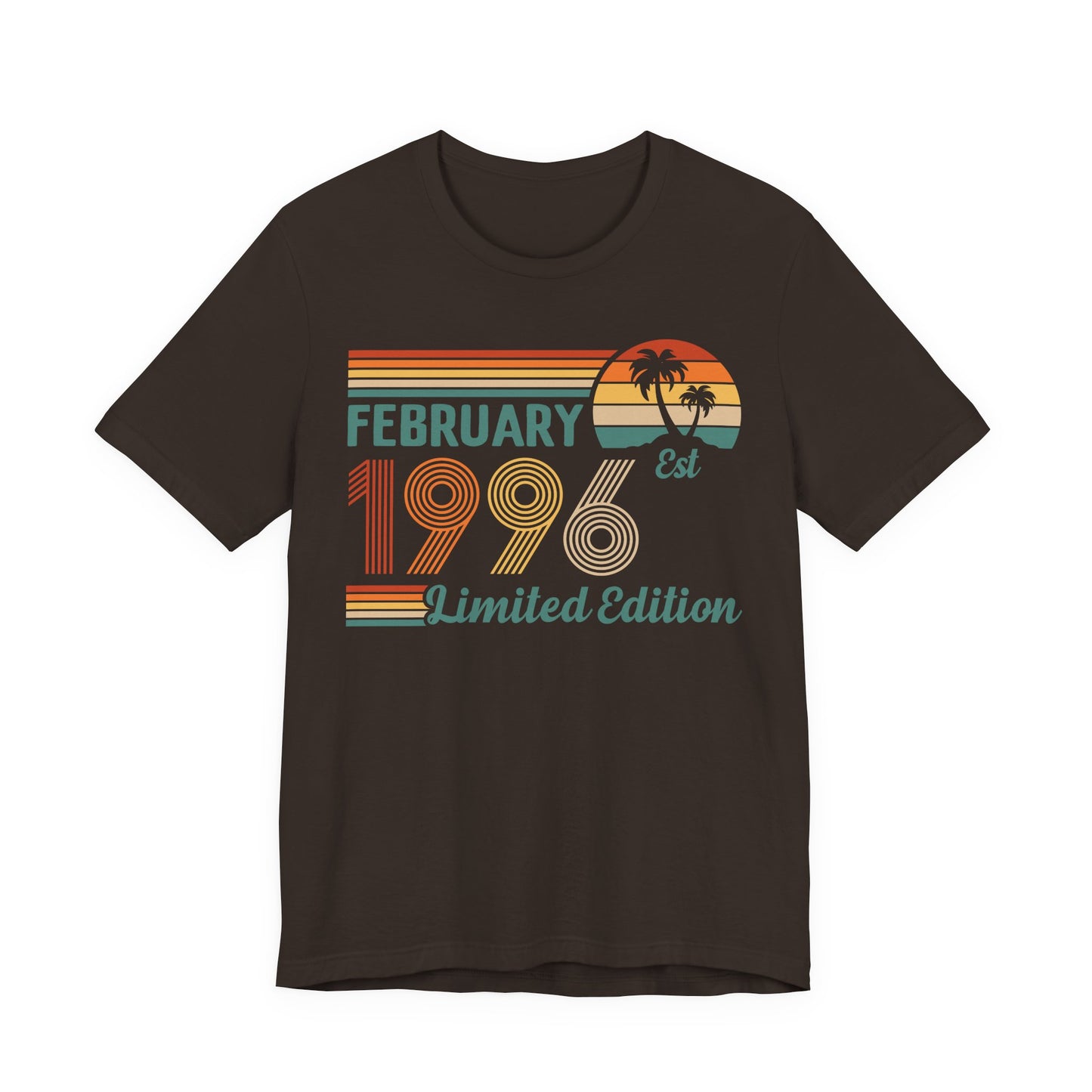 February 1996 Limited Edition shirt - Retro Vintage Birthday T‑Shirt, Classic Birthday Gift
