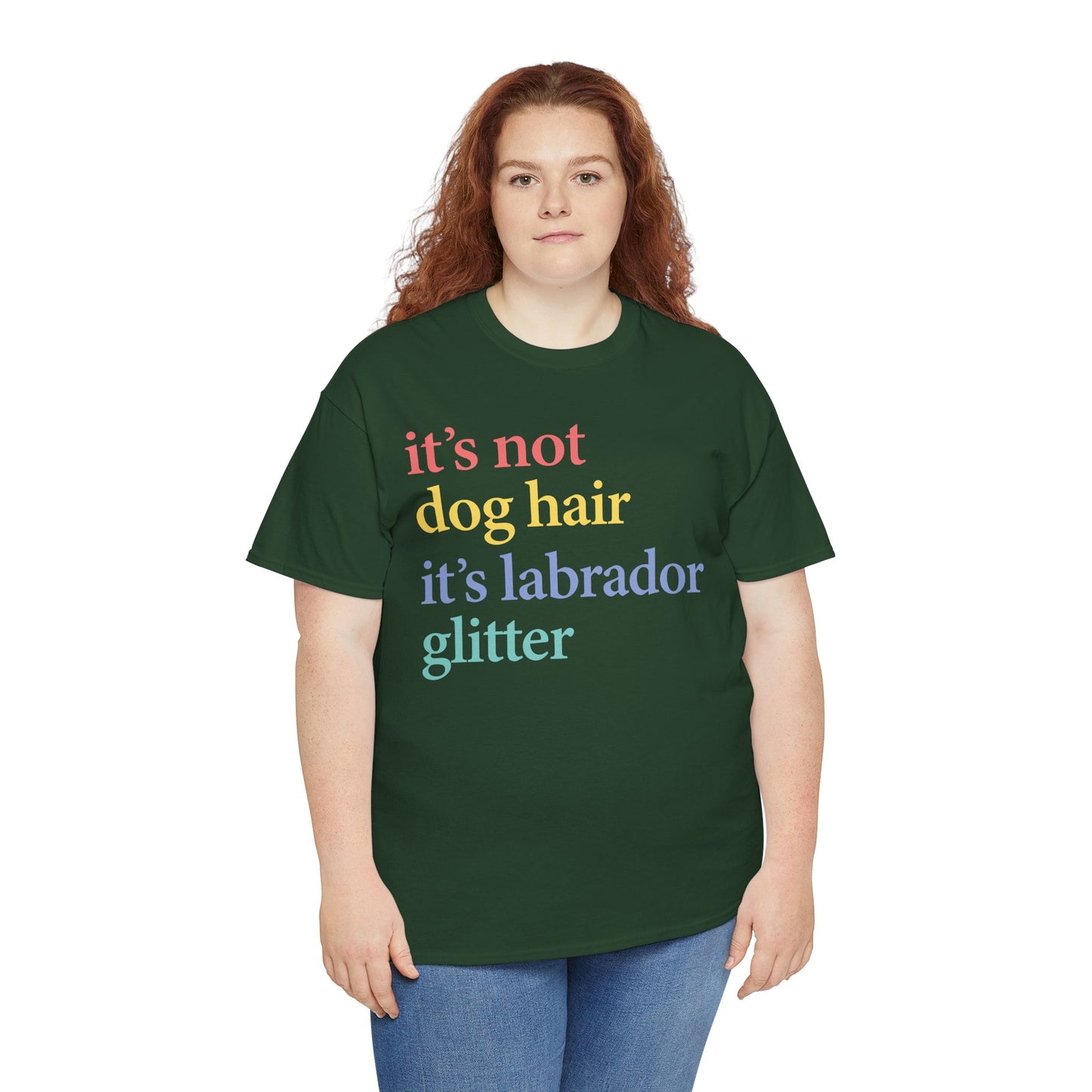 Labrador Glitter T-Shirt - it's not dog hair it's labrador glitter shirt, Funny Pet Owner T Shirt