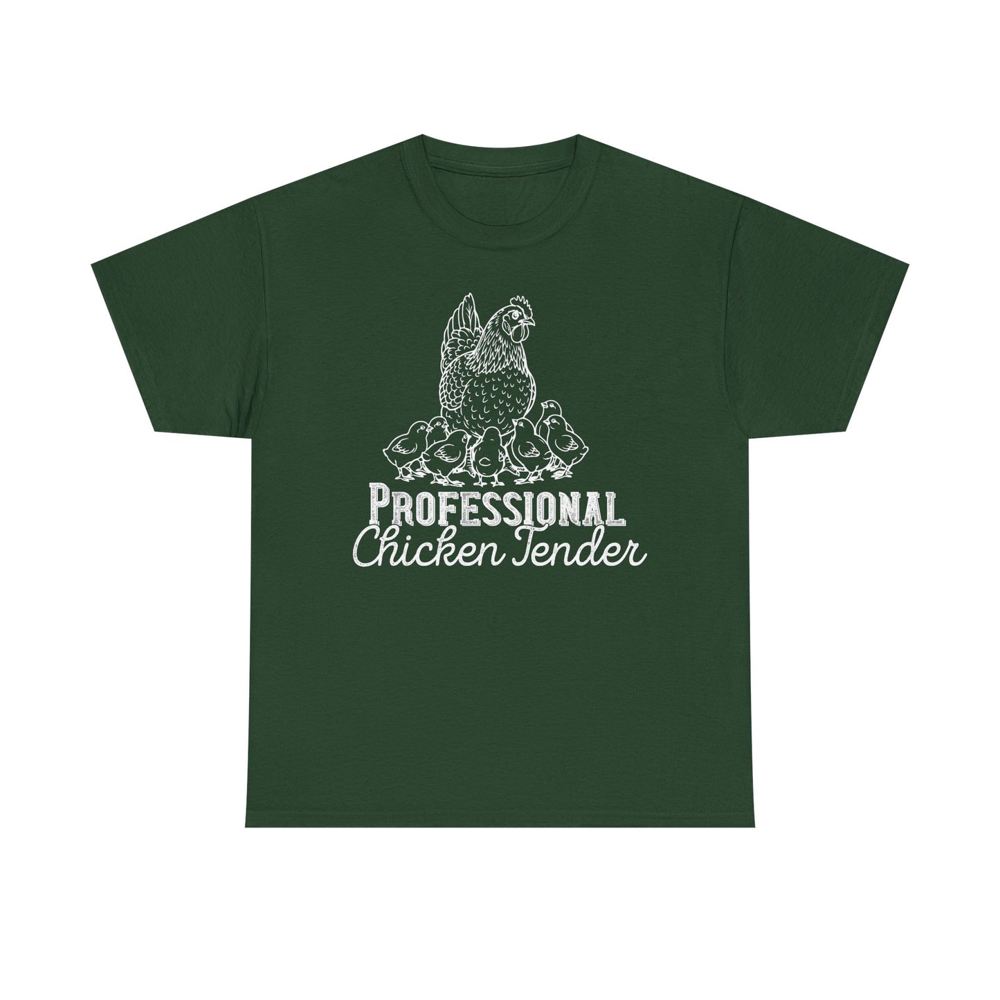 Professional Chicken Tender T-Shirt — Hen & Chicks Farm Tee, Funny Chicken Quotes T Shirt, Gift for Poultry Lovers