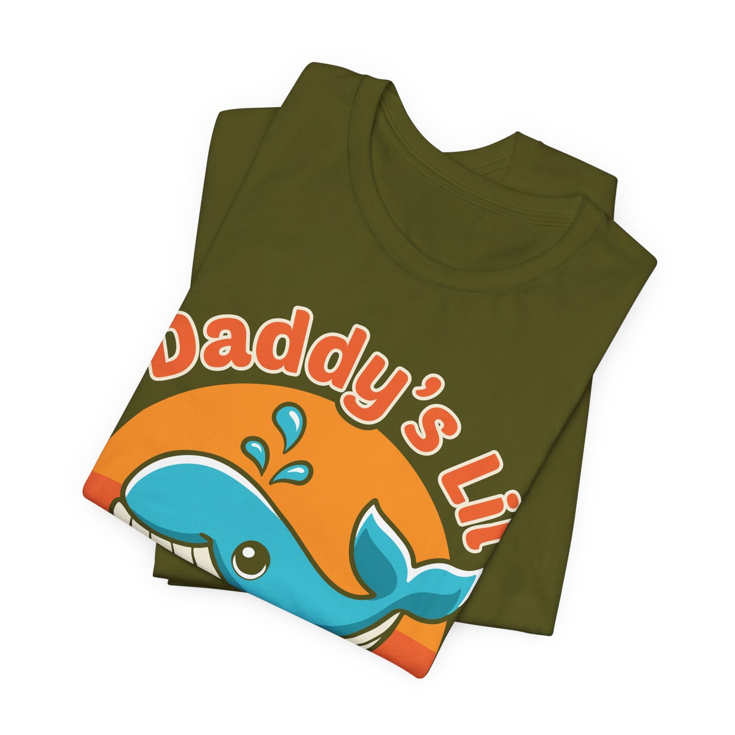 Funny Whale Dad Shirt - Daddy’s Lil Squirter shirt, Sarcastic Dad Humor Tee, Marine Life Ocean Lover Gift