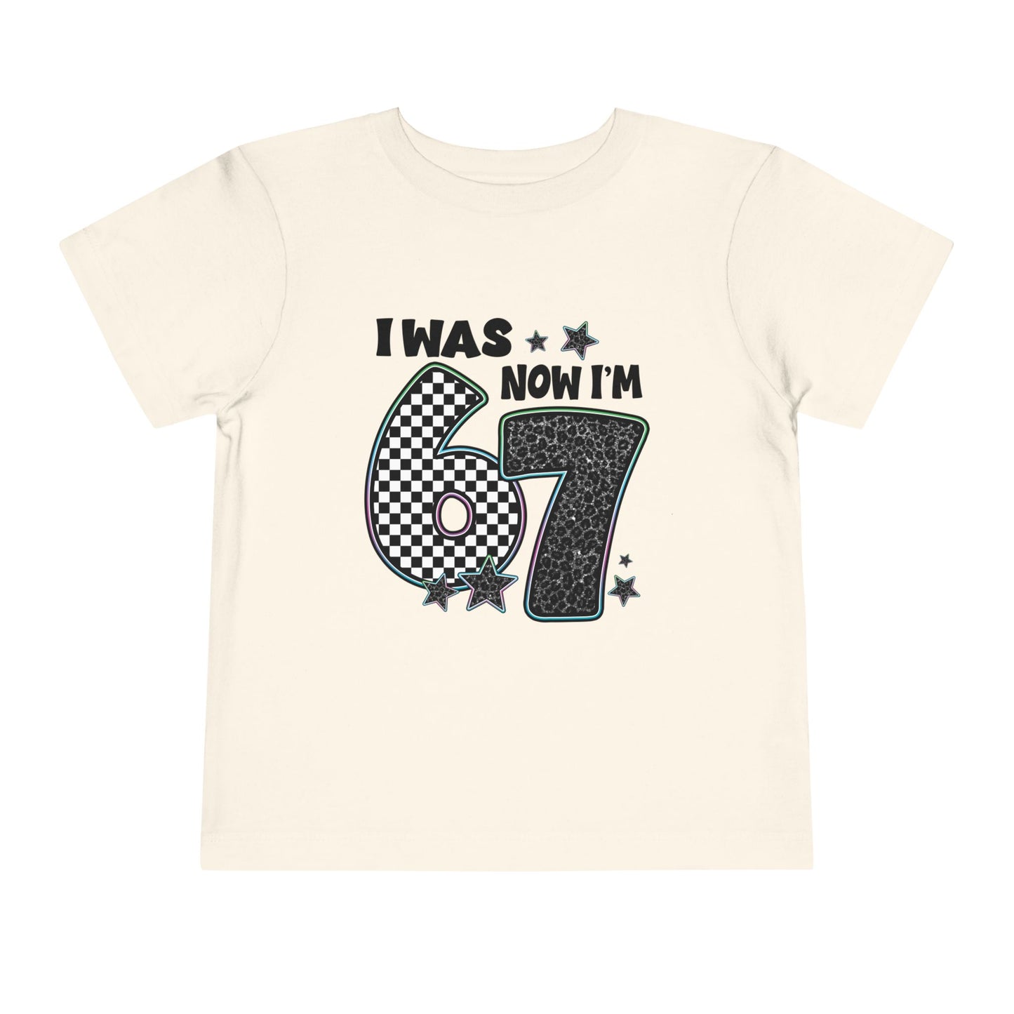 I Was 6 Now I’m 7” Birthday Shirt - Kids Party Gift t-shirt, Funny Kids Celebration