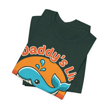 Funny Whale Dad Shirt - Daddy’s Lil Squirter shirt, Sarcastic Dad Humor Tee, Marine Life Ocean Lover Gift