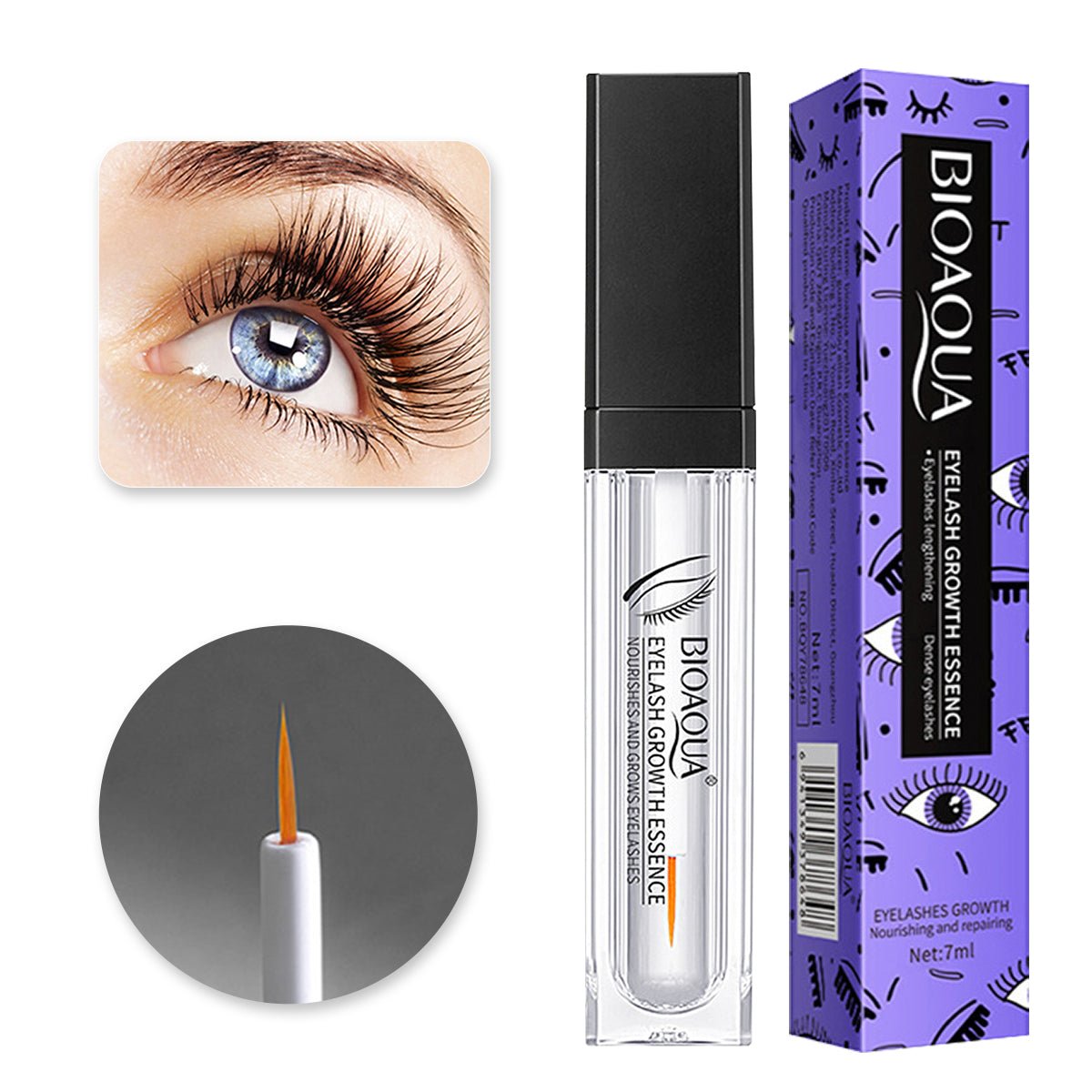 Advanced Eyelash Growth Serum MZU21 - Organic & Vegan Formula - Beauty Belliss