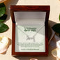 Nurse Wife Scripted Love Necklace – Romantic Gift for Wife – Nurse Appreciation Gift – Anniversary or Valentine's Day Jewelry