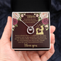 To My Mom Lucky In Love Necklace – Meaningful Gift for Mom – Mother's Day, Birthday, or Christmas Jewelry