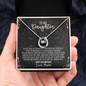 To My Daughter Lucky In Love Necklace – Meaningful Gift from Mom or Dad – Birthday, Graduation & Christmas Jewelry