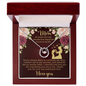 To My Mom Lucky In Love Necklace – Meaningful Gift for Mom – Mother's Day, Birthday, or Christmas Jewelry