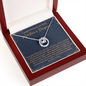 Congratulations on Your Master's Degree Lucky In Love Necklace – Graduation Gift for Her – Meaningful Jewelry with Message Card