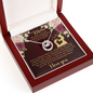 To My Mom Lucky In Love Necklace – Meaningful Gift for Mom – Mother's Day, Birthday, or Christmas Jewelry