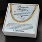 Cuban Link Chain Promise Necklace – Sentimental Promise Jewelry – Anniversary or Commitment Gift