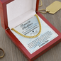 Cuban Link Chain Promise Necklace – Sentimental Promise Jewelry – Anniversary or Commitment Gift