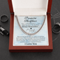 Cuban Link Chain Promise Necklace – Sentimental Promise Jewelry – Anniversary or Commitment Gift
