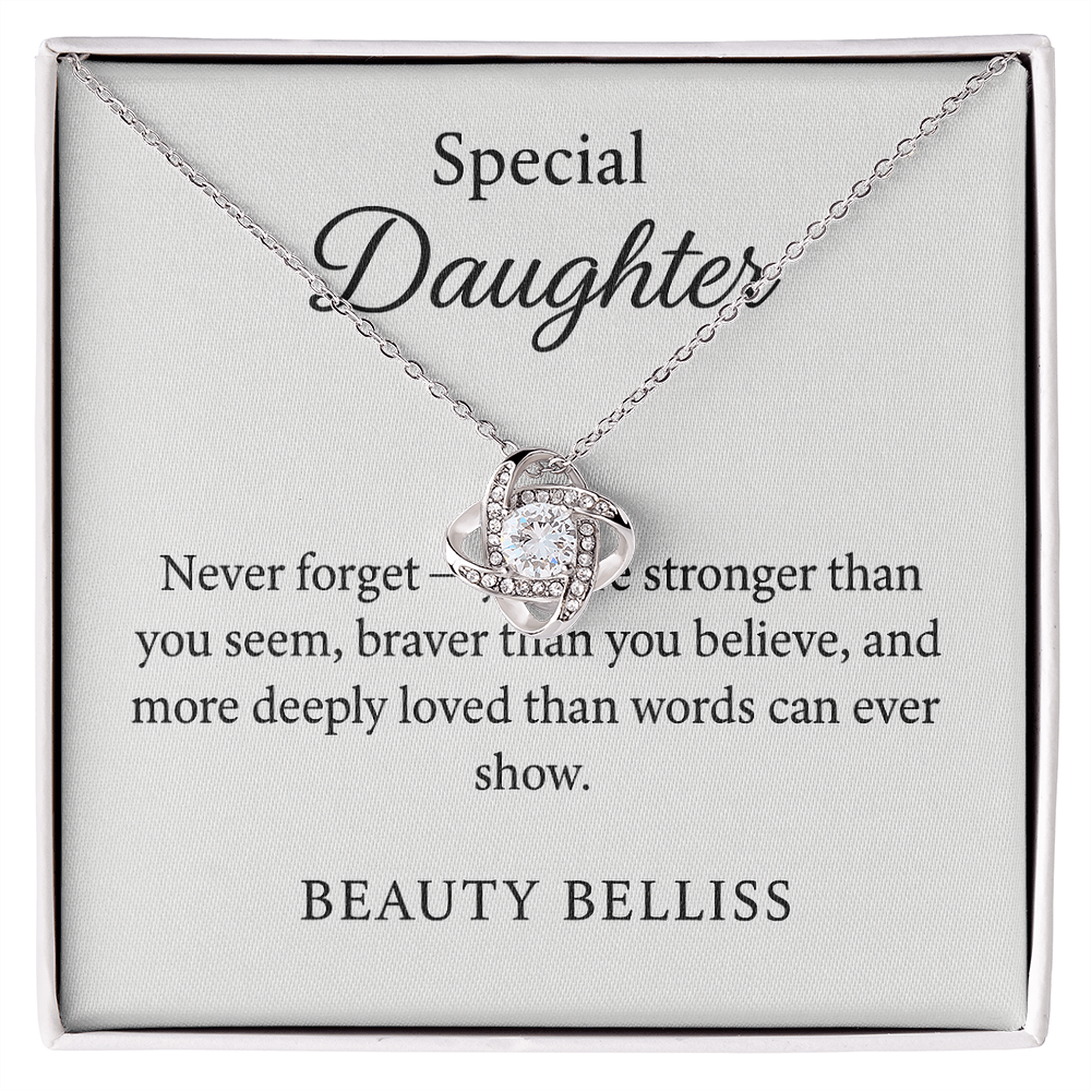 To My Daughter Necklace – Heartfelt Gift from Mom or Dad