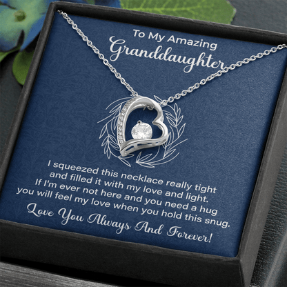 birthday necklace gift for granddaughter celebrating her special day from grandparents