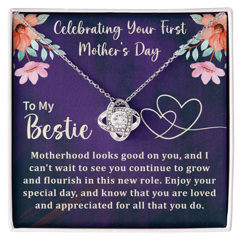 Celebrating First Mother's Day Necklace To Daughter from Mom - Beauty Belliss