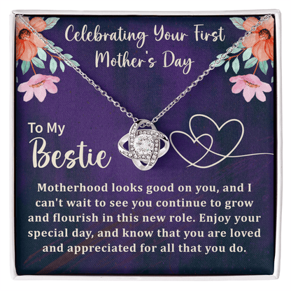 Celebrating First Mother's Day Necklace To Daughter from Mom - Beauty Belliss