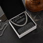 close up of cuban chain necklace designed as a meaningful gift for grandson