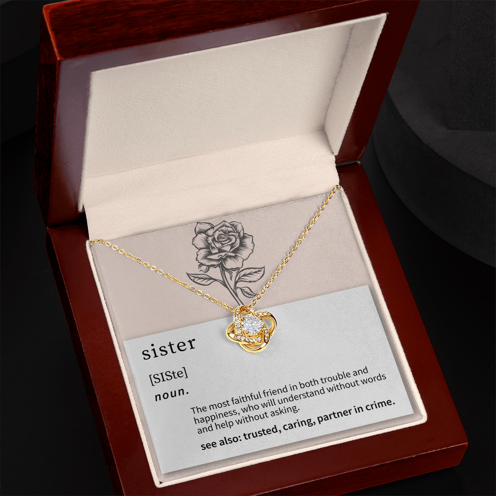elegant keepsake necklace for sister meant to be treasured for years