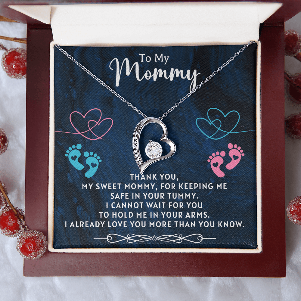 expecting mom necklace keepsake to cherish pregnancy