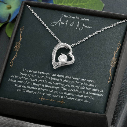 meaningful necklace symbolizing the lifelong bond between aunt and niece