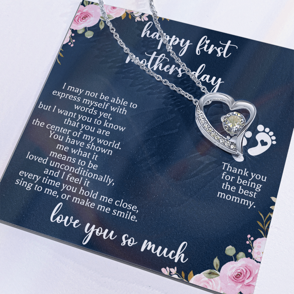 First Mother's Day Necklace For New Mom - Beauty Belliss