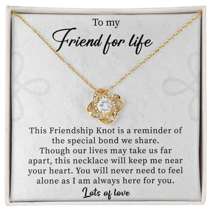 Friend Birthday Gift Friends for Life Gift, Long distance Friendship Jewelry BFF Gifts - Beauty Belliss
