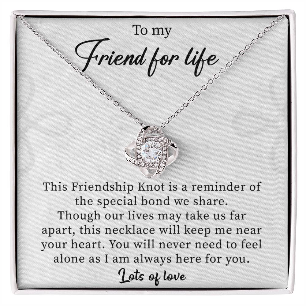 Friend Birthday Gift Friends for Life Gift, Long distance Friendship Jewelry BFF Gifts - Beauty Belliss