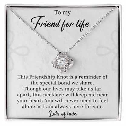 Friend Birthday Gift Friends for Life Gift, Long distance Friendship Jewelry BFF Gifts - Beauty Belliss