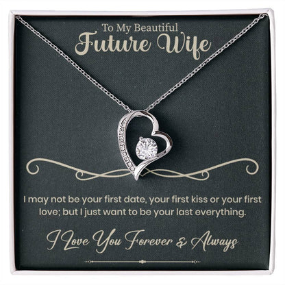 forever love necklace gifted to a future wife as a promise of lifelong commitment