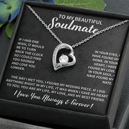 soulmate necklace gift for future wife expressing devotion and promise