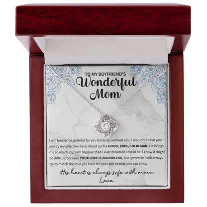 sentimental necklace gift for boyfriend’s mom to show gratitude and warmth