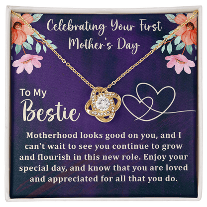 giftsignature first mothers day necklace close up pendant